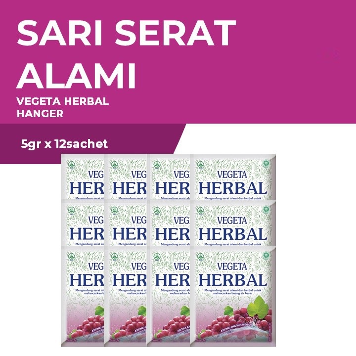 

Vegeta Herbal rasa Anggur isi 12 Sachet