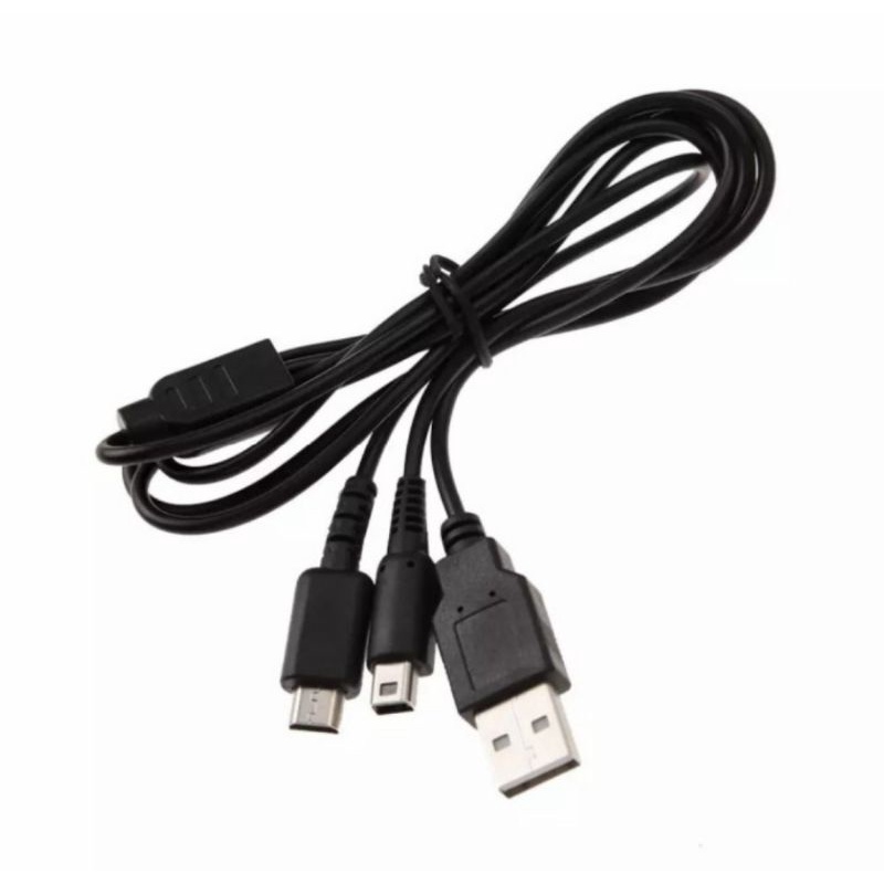 KABEL 2IN1 USB CHARGER NINTENDO 3DS 2DS DSI DS LITE NDS LITE 3DSXL NEW 3DS XL LL KABEL DATA CHARGER USB NINTENDO 3DS 3DSXL DS LITE NDS LITE