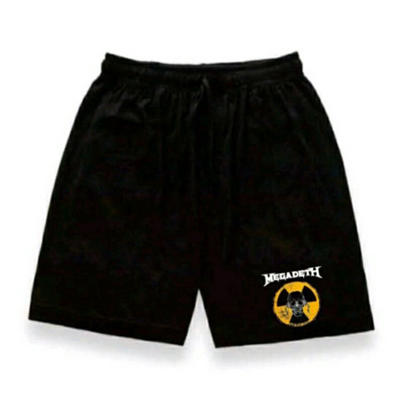 (ECER RASA GROSIR) [COD] Celana Pendek Pria / Celana Kolor / Sport Casual Olahraga Santai Sporty-Megadeth