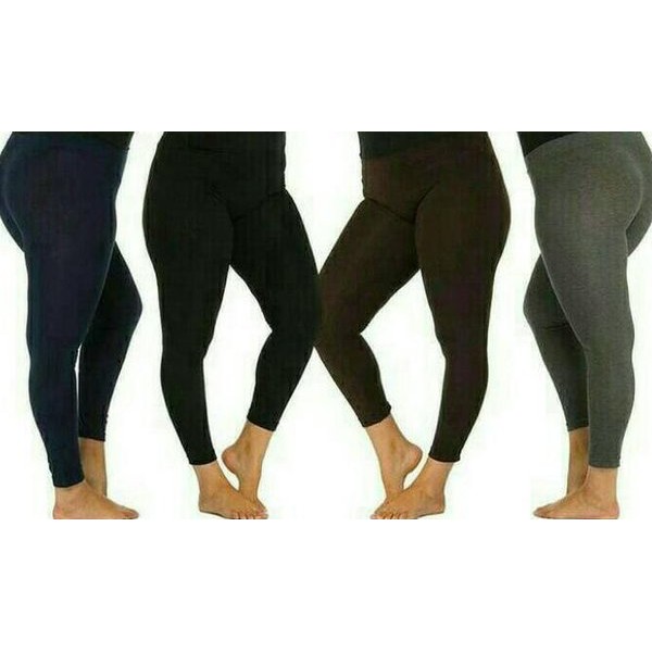 legging polos super jumbo wanita dewasa spandex premium bb 40 - 120kg XXXL / 4XL