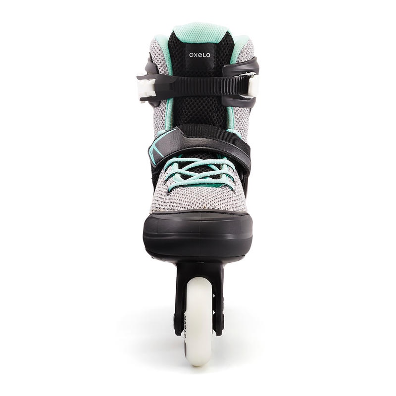 OXELO Fit 100 Sepatu Roda Dewasa Untuk Wanita Inline Skates