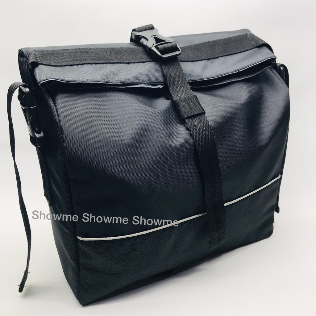 Showme Tas Motor 1 Sisi (tinggi 27cm X 30 cm X lebar 11cm) XSR 155 - W175 - Custom Motor - kawasaki W175 - YamaH XSR 155