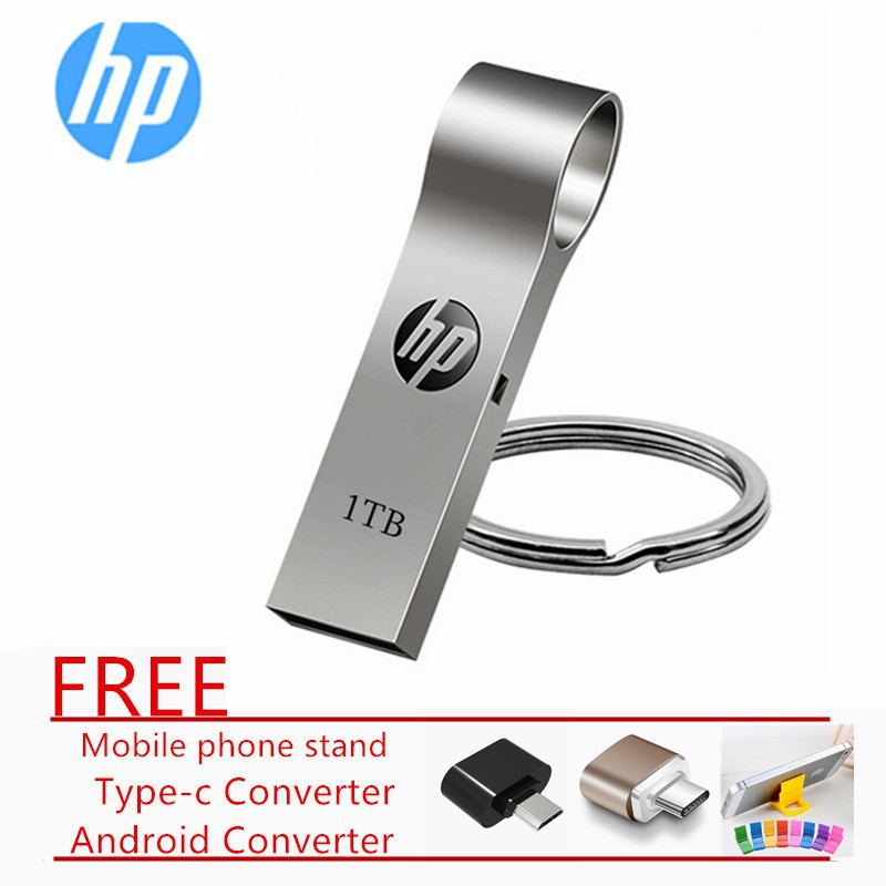 USB Drive 2.0 Metal 1TB + Adaptor OTG