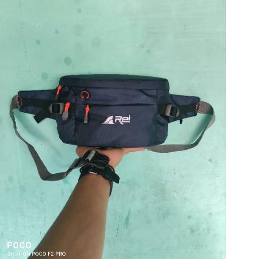 ✷ Tas waistbag Pria original / Tas selempang Rei / Tas pinggang Rei ☉