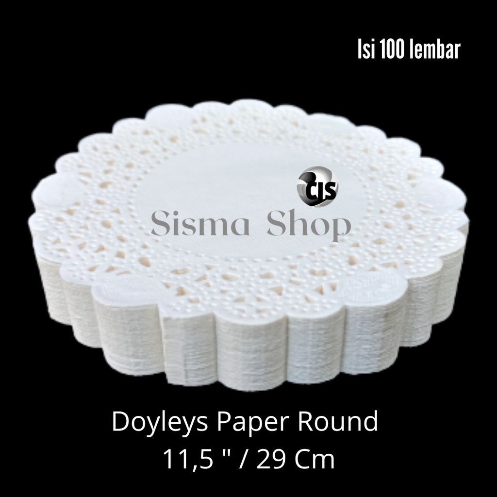 

Doyleys Paper Round 11,5" / Kertas Doyleys Bulat 29 Cm - isi 100