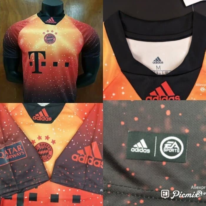 JERSEY BOLA MUNCHEN EA SPORT 2018/2019 GRADE ORI import