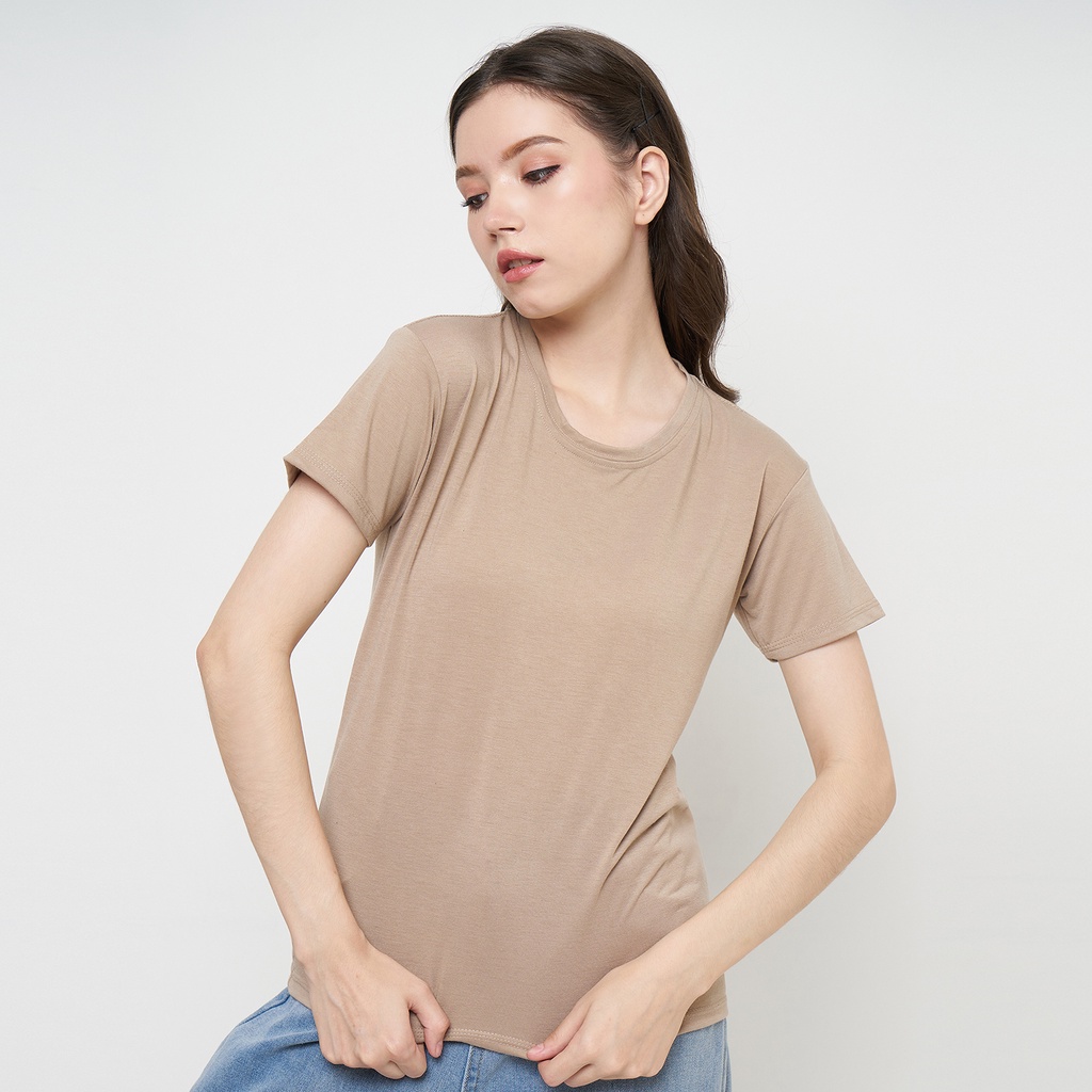 [POSH PEANUT] KAOS POLOS WANITA PREMIUM COTTON | BAJU POLOS WANITA | KAOS POLOS ONECK | KAOS POLOS VNECK | KAOS POLOS WANITA JUMBO | BAJU OVERSIZE