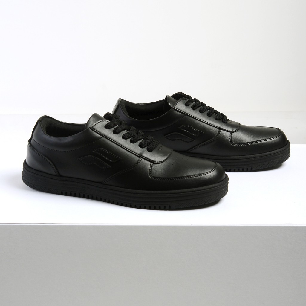 WAVE BLACK |ManNeedMe x FSTP| Sepatu Sneakers Pria Sport Shoes PREMIUM