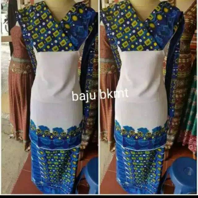 BAJU BKMT INDONESIA SET LENGKAP (ATASAN BAWAHAN SELENDANG) ASLI