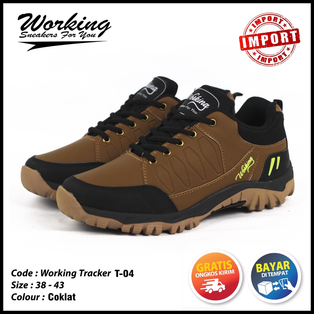 Sepatu Import Working T-04 // Sepatu Safety // Sepatu Kulit