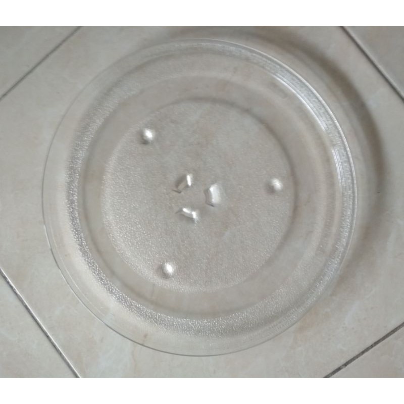 Botating Glass/Piring kaca Bekas Oven Microwave Diameter 29Cm