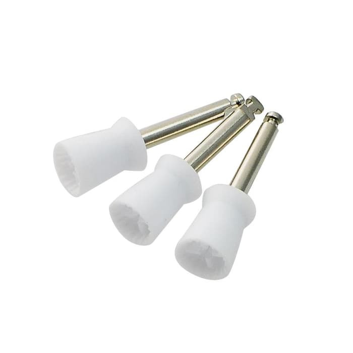 New Prophy Cups Latch Style Flat 4 web White