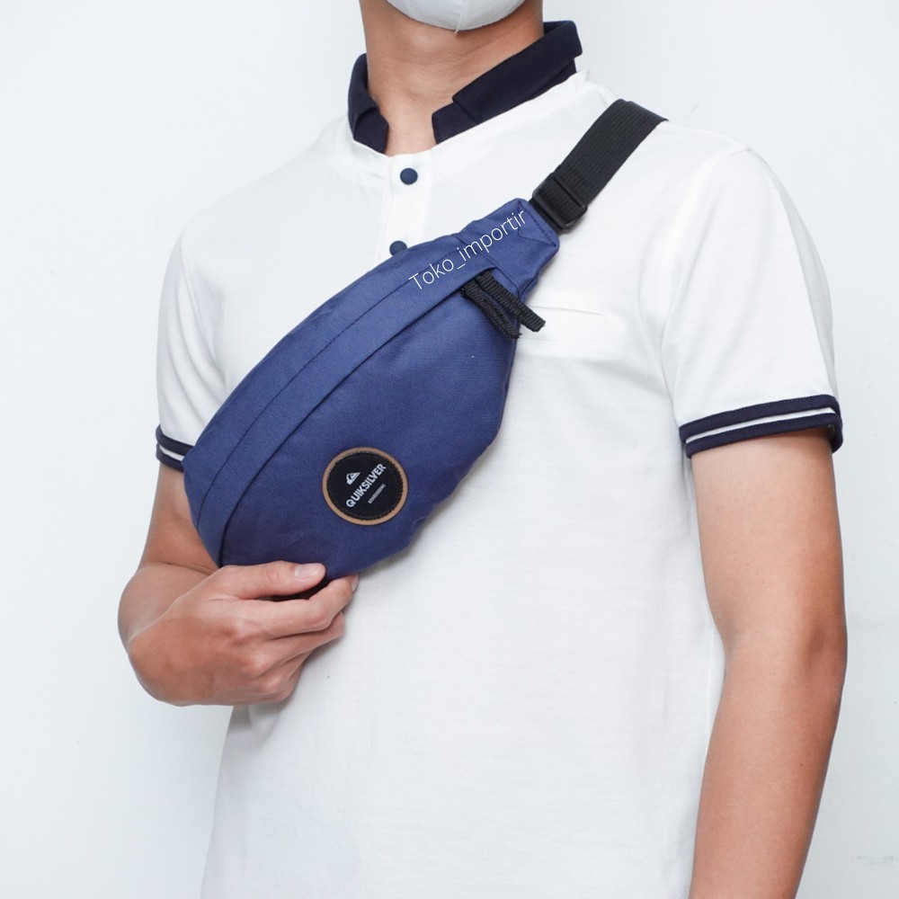 Quiksilver Waistbag Cordura / Tas Selempang Pria Unisex Mirror Ori