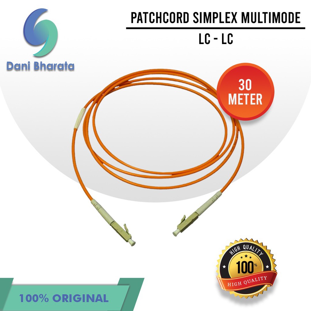 Patchcord Multimode LC LC Simplex 50Meter Fiber Optik Patchcord