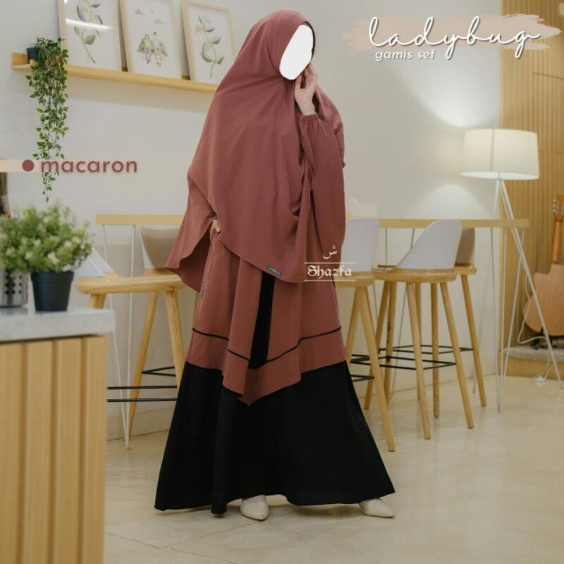 Gamis Set Khimar by Shazfa/Ladybug by shazfa