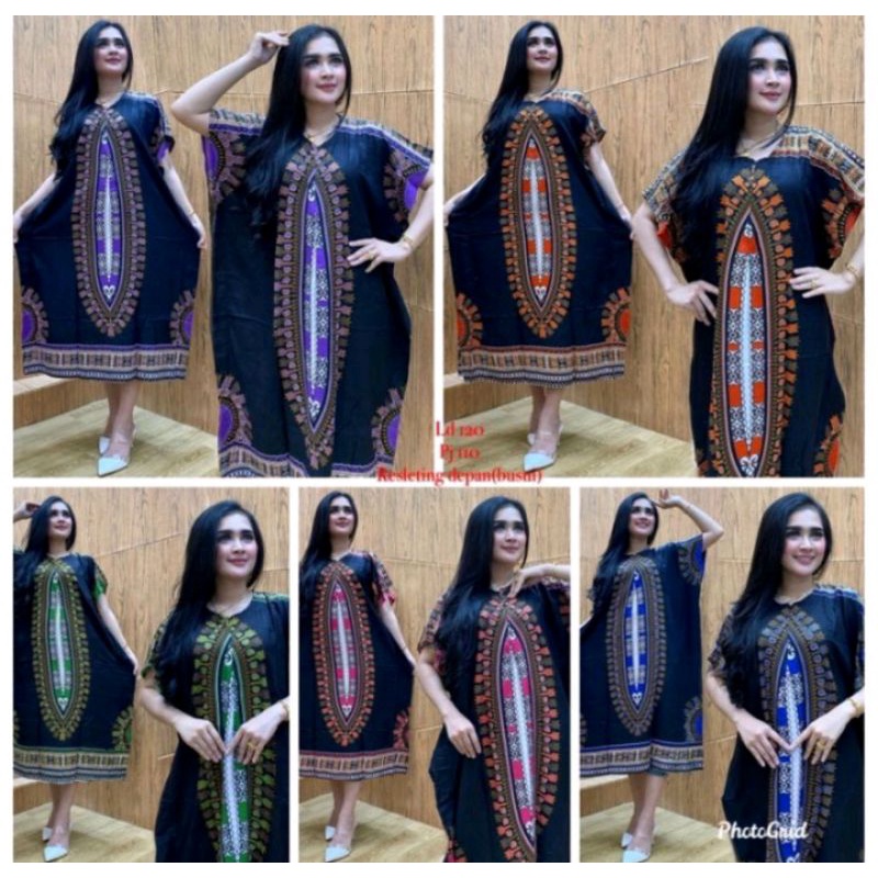 Daster Lowo Jumbo Ld120 Resleting Batik Andara Busui