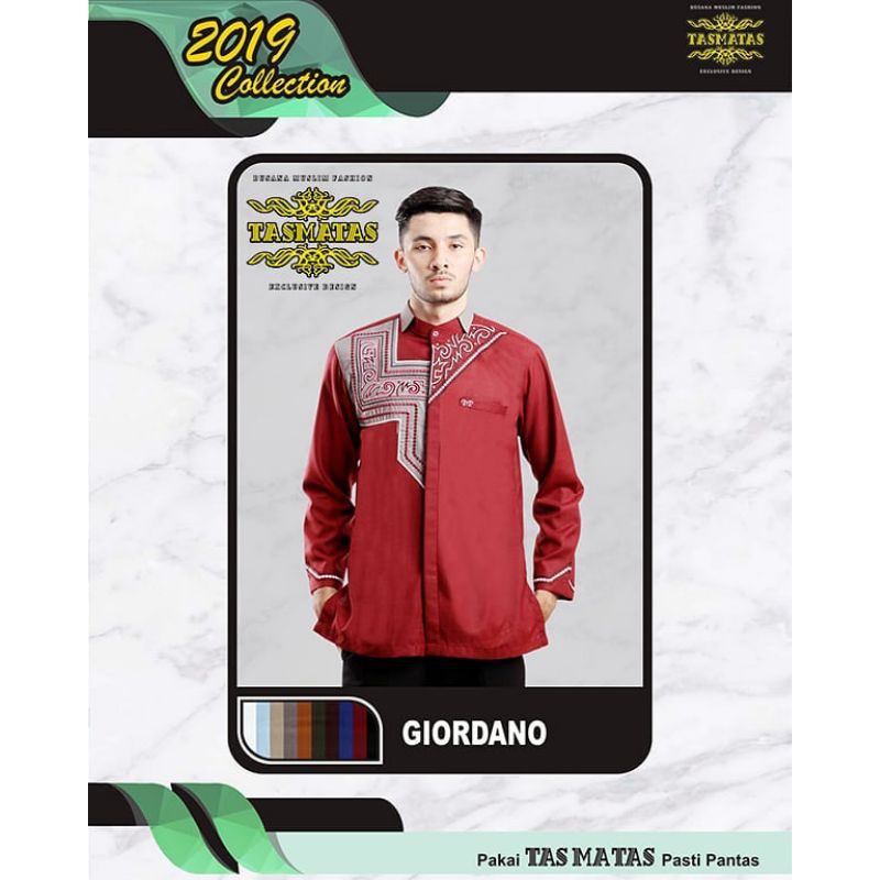 Baju Takwa Baju Koko Baju Taqwa Tasmatas Bordir Katun Pakaian Koko Murah Tasmatas Giordano