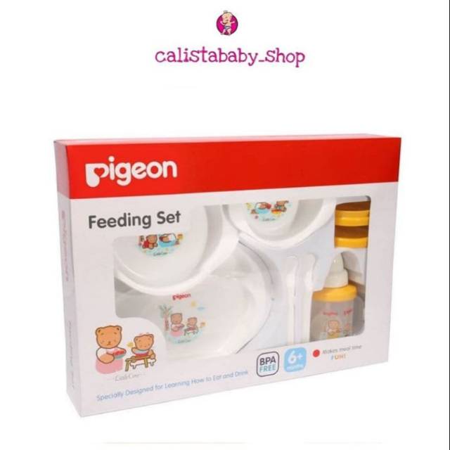 Pigeon feeding set large with training cup / Pigeon feeding set besar