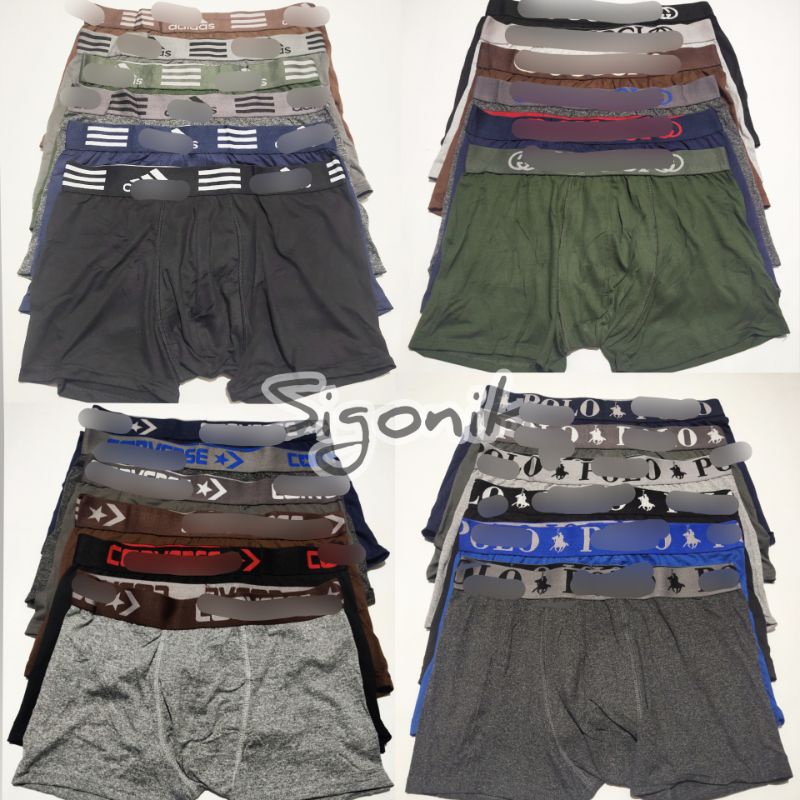 Boxer Celana Dalam Pria Dewasa M L XL XXL XXXL Big Size Cowok Remaja JUMBO Murah