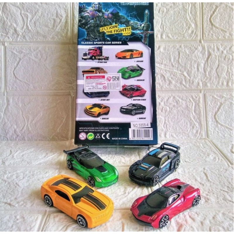 mainan diecast mobil tranformer