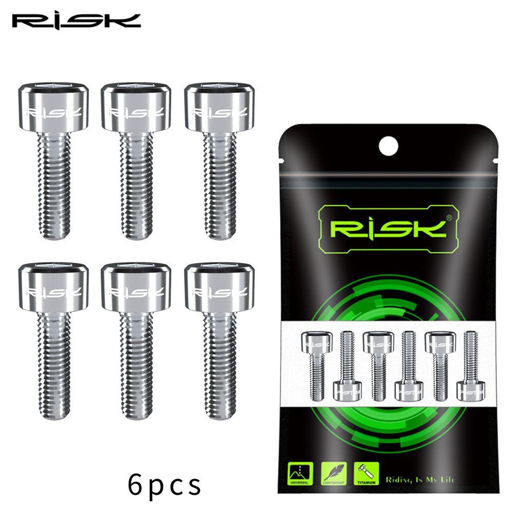 R-FLOWER 6pcs Sekrup Batang Ultralight Aksesoris Sepeda MTB Steering Dengan Washer