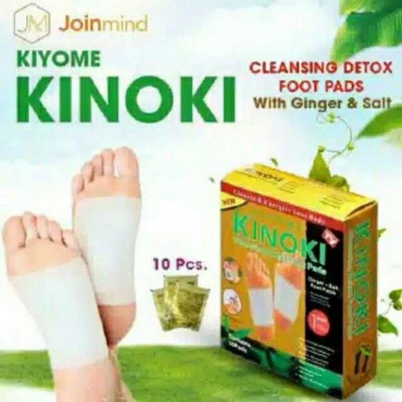 kinoki gold box ginger salt (untuk detox)