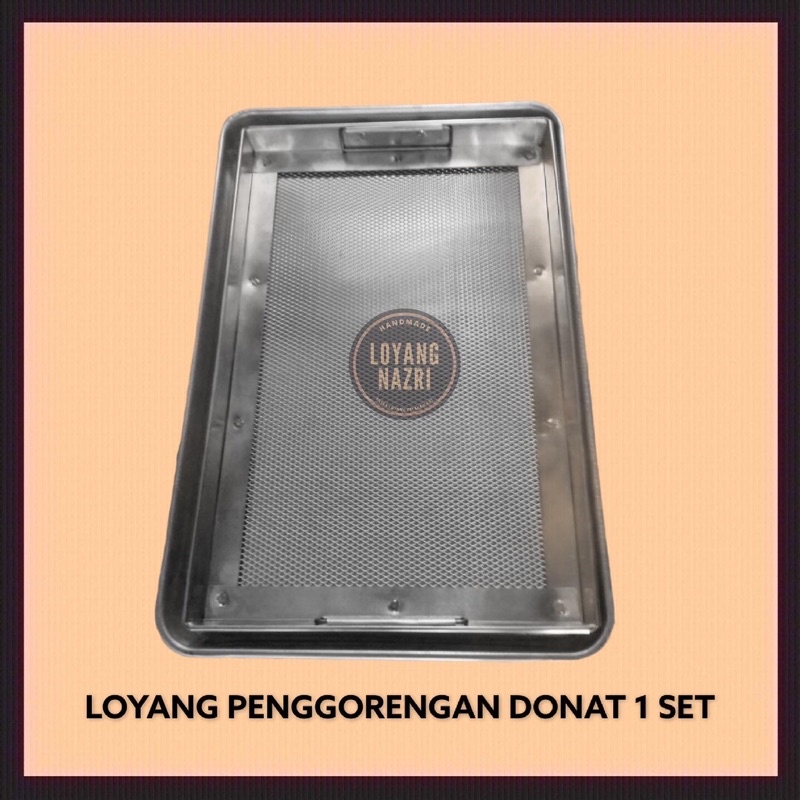 LOYANG PENGGORENGAN+PENIRIS DONAT 1 SET