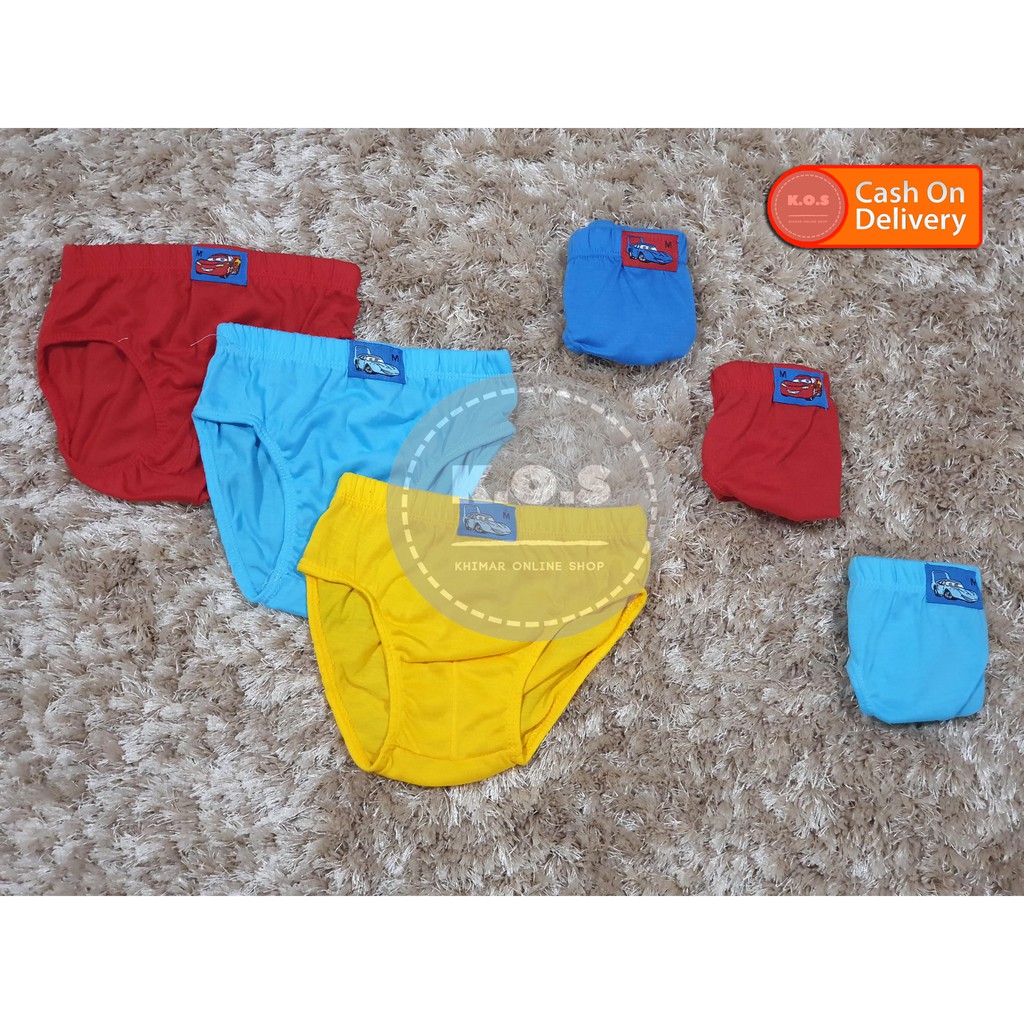 celana dalam anak cd anak laki-laki katun polos