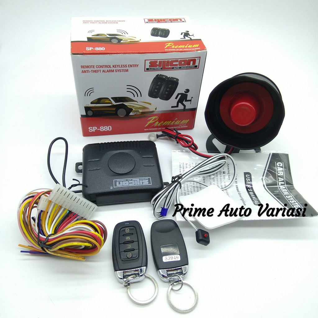  ALARM  MOBIL  SILICON SP 880 PREMIUM Shopee Indonesia 