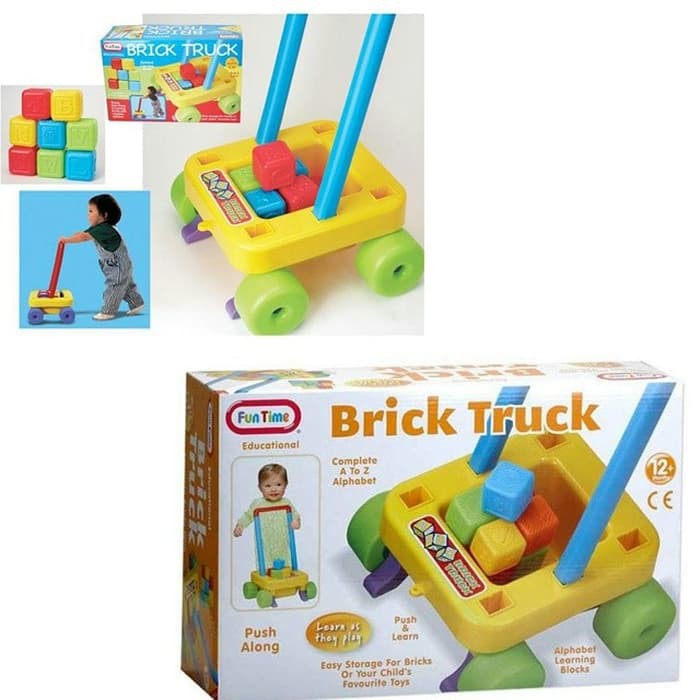 Mainan anak Fun Time Educational ABC Brick Truck