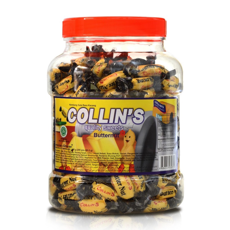 

Permen Kacang Butternut Collins Jadul 208 Butir/666 Gram