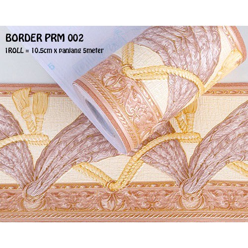 WALLPAPER BORDER STICKER PREMIUM 002 UK 10.5CM X 5 METER