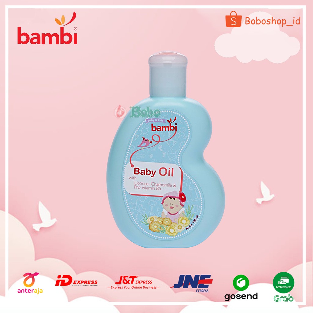 Jual Bambi Baby Oil 100ml | Shopee Indonesia