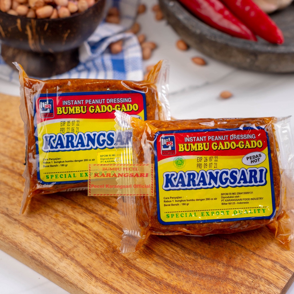 

Karangsari- 2 Bumbu Gado-gado Pedas 180 Gr