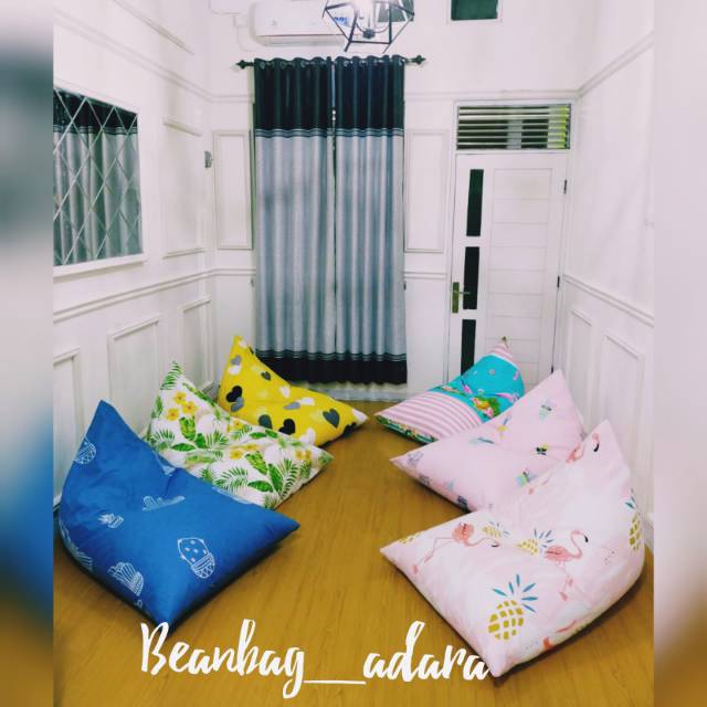 Bean Bag triangle TERMURAH size L siap pakai