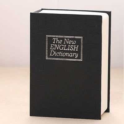 

Brankas Bentuk Buku / Security Dictionary Cash Metal Jewelry Black - S, Hitam