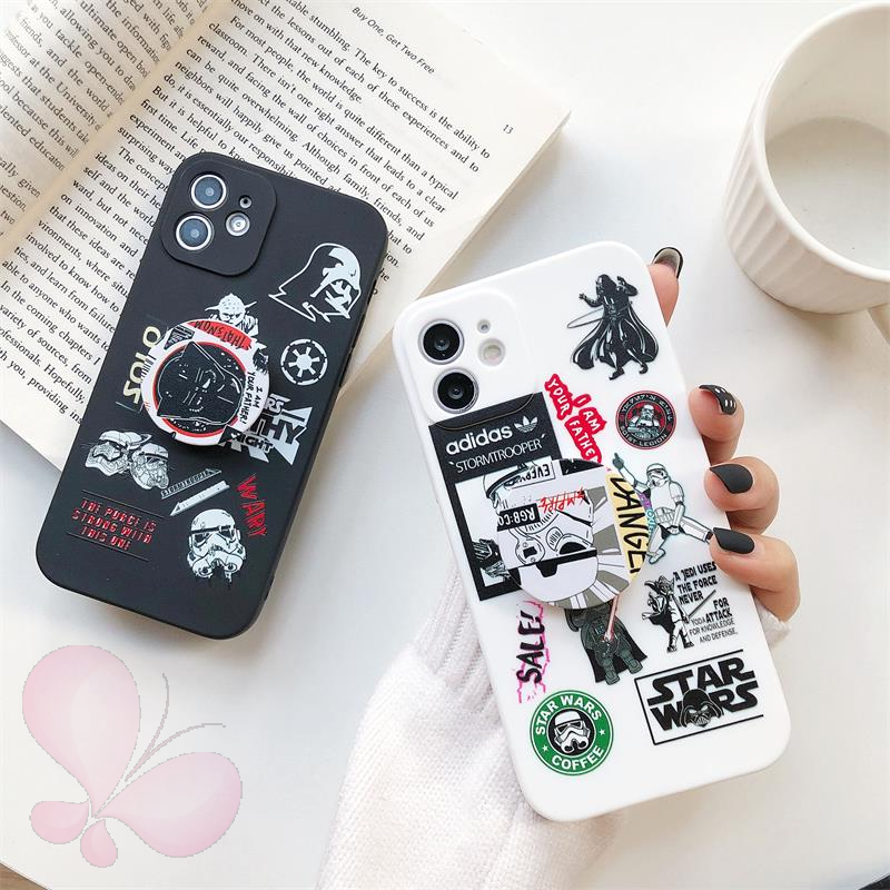 Soft Case Bahan Tpu Desain Star Wars Untuk Iphone 6s 7 8 Plus Iphone 12 11 Pro Max X Xr Xs Max Se 2020