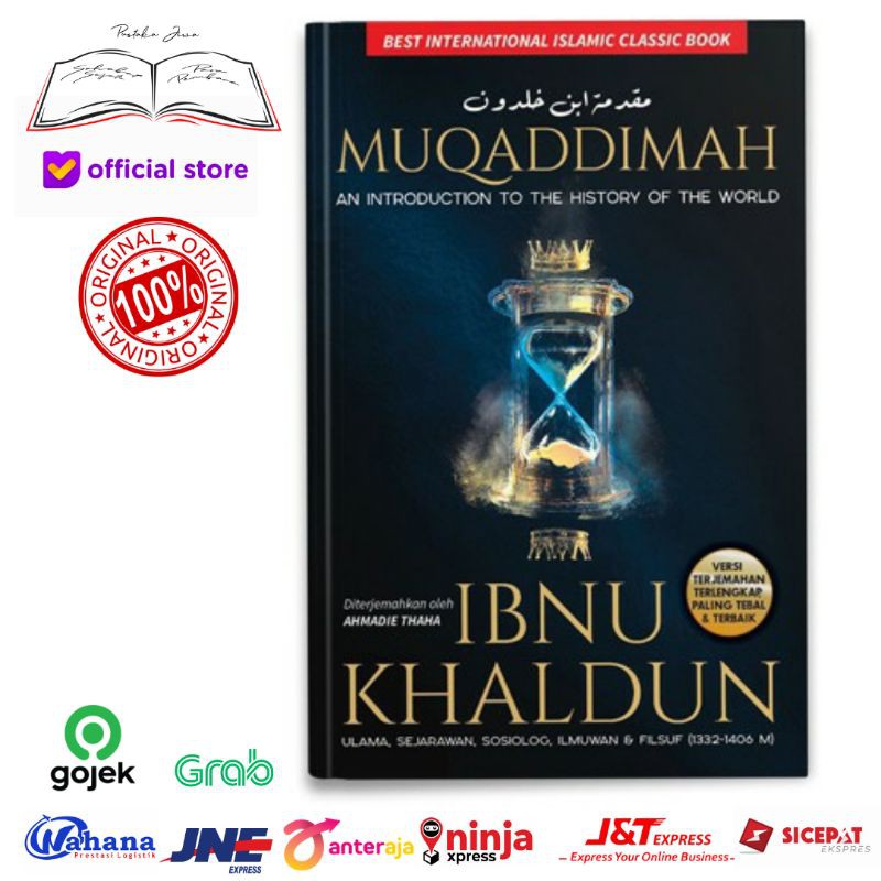 Buku Kitab Terjemahan Terjemah Lengkap Muqaddimah Ibnu Khaldun Muqadimah Kaldun Mukadimah Muqodimah 