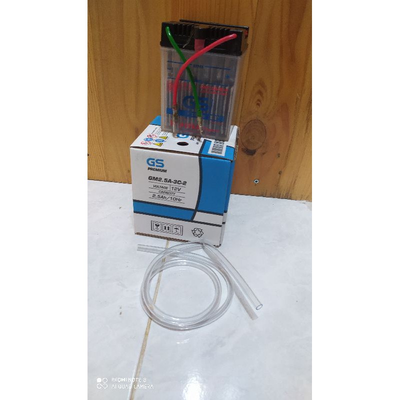 ACCU AKI BASAH GS ASTRA GM2.5-3C PREMIUM KIT GL MAX GL PRO NEOTECH