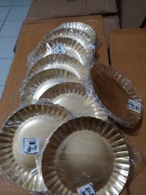 PIRING KERTAS KUE LEO . bahan bagus sepack 10pcs MURAH