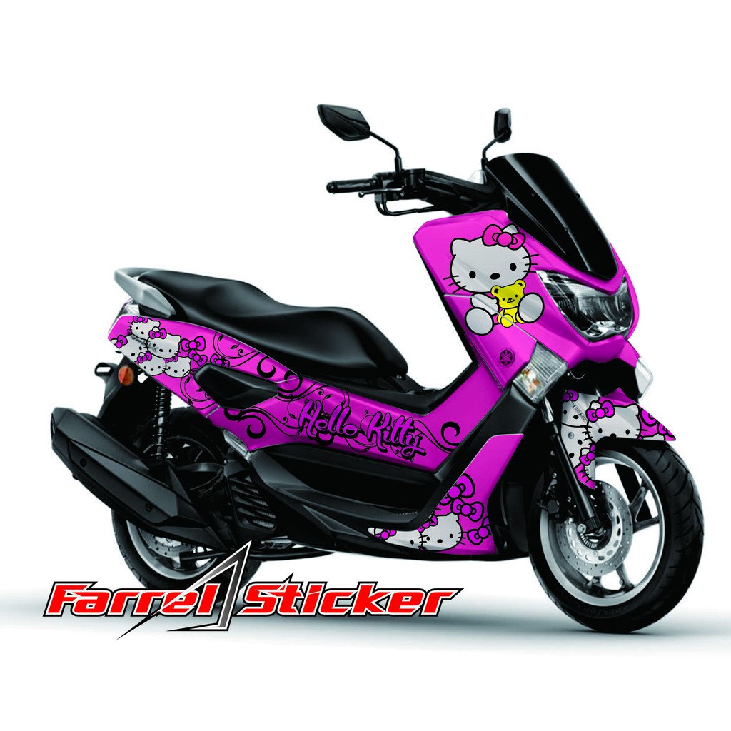 decal stiker nmax hello kitty