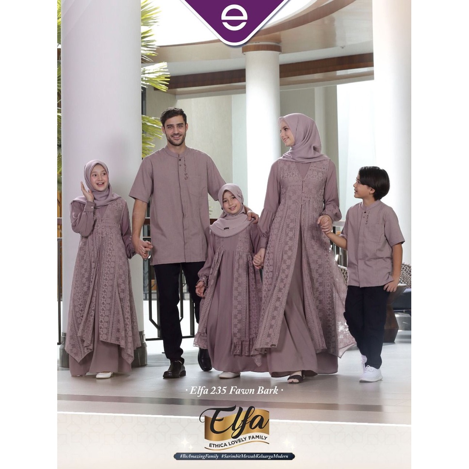 ELFA 235 FAWN BARK ETHICA ORIGINAL KOKO DEWASA KAHFI 204 FAWN BARK GAMIS DEWASA KAGUMI 240 FAWN BARK