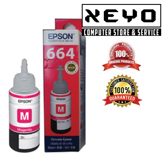 Epson T6643 Tinta Botol Epson L Series - Magenta Original