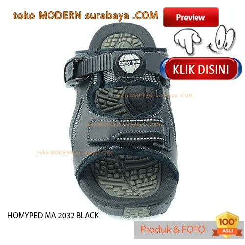 Homyped MA 2032 Black Sandal Gunung Pria Classic Casual