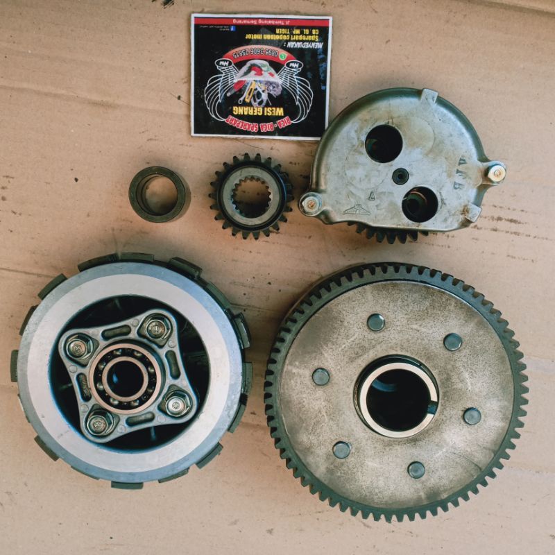 draf gear ransel gerbok heskopling tiger revo tirev muda original orisinil copotan motor