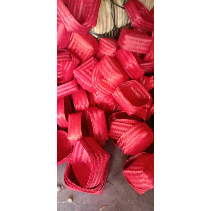 

HALODUL - Besek bambu sepasang wadah dan tutup ukuran 20x20 cm PWR