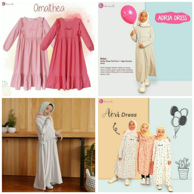 dress anak AZIZAH by Hanna Greenlight