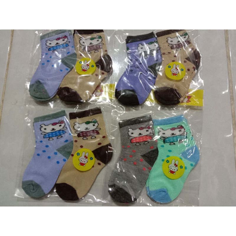 KAOS KAKI BAYI ISI 2 PCS/1-12 BULAN