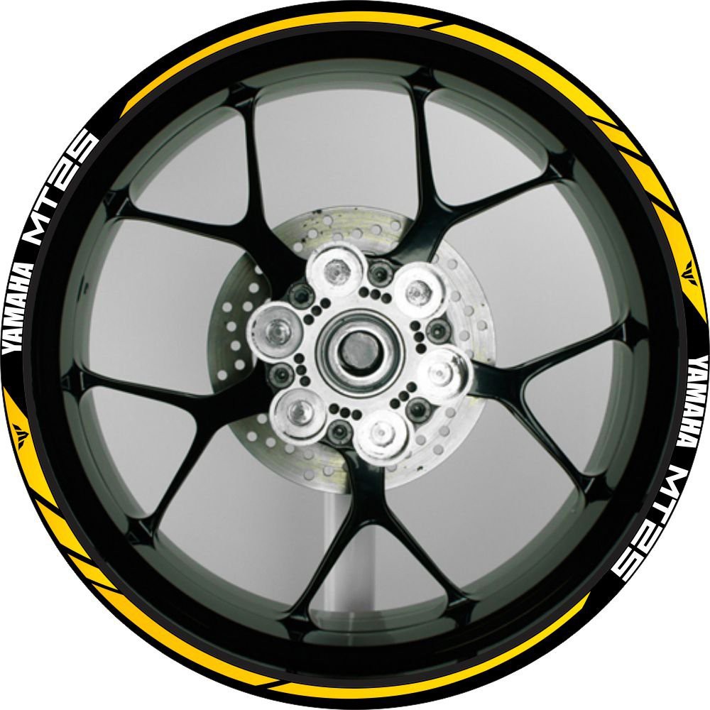 Stiker Velg Sticker Decal Motor PG Yamaha MT25 MT155