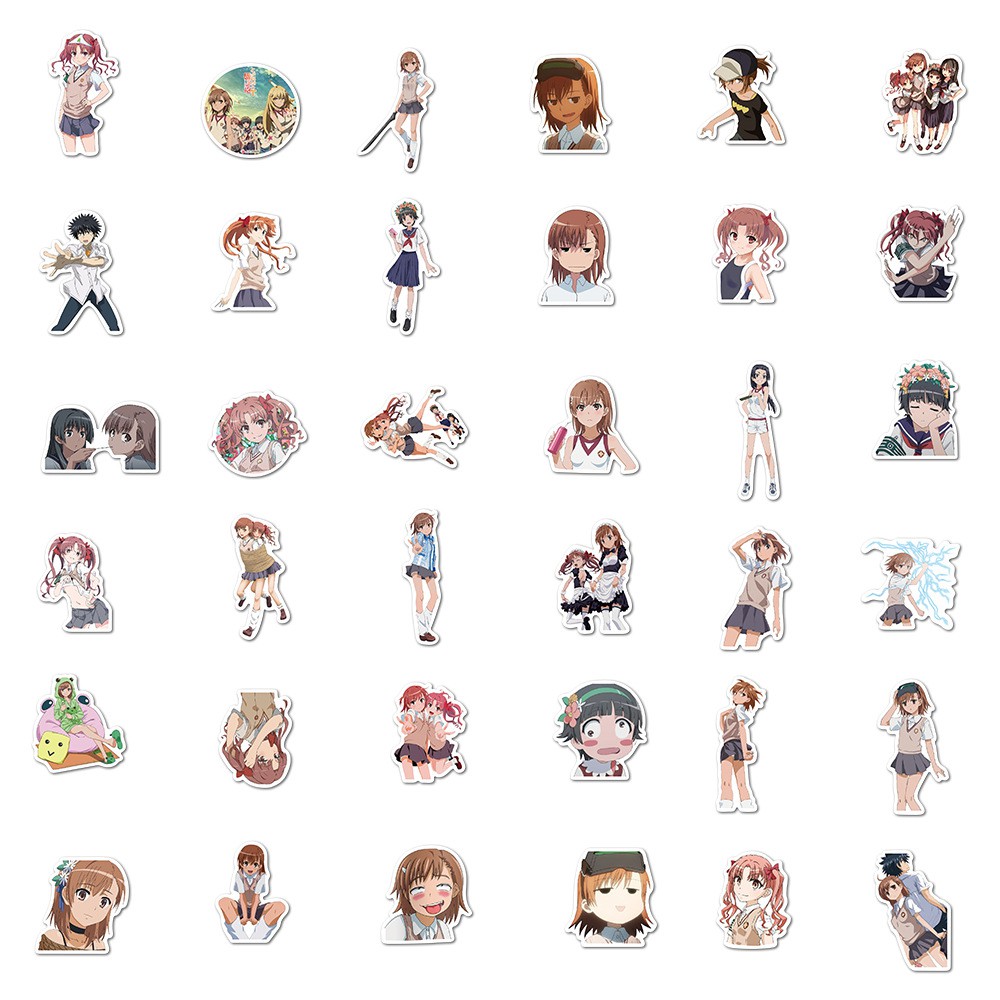 TKR001 – Sticker / Stiker Anime Jepang Toaru Kagaku no Railgun